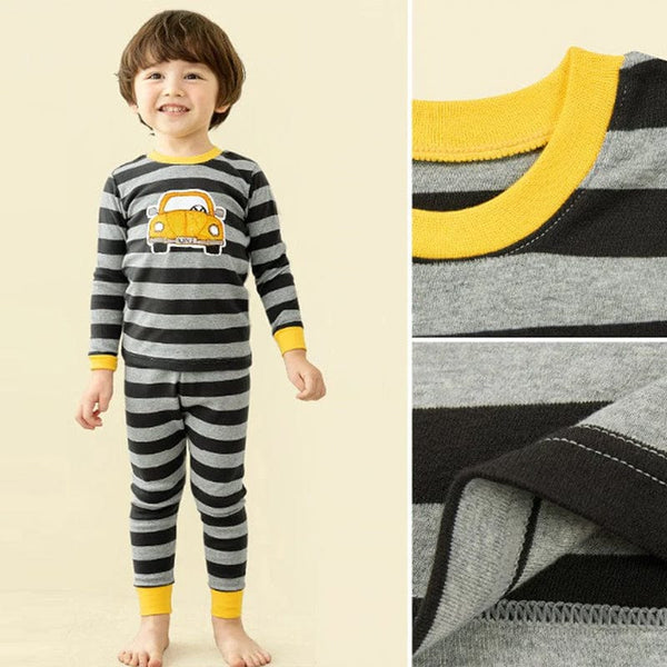 Yellow Car Premium Cotton PJ