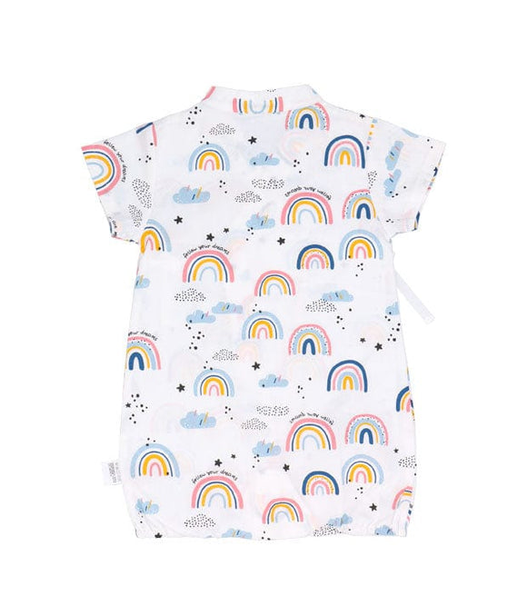 You Are Magic Rainbow Cotton Kimono Style Onesie