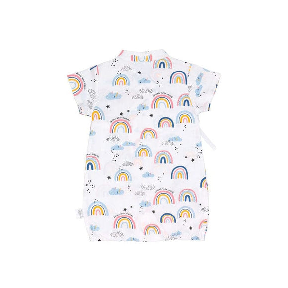 You Are Magic Rainbow Cotton Kimono Style Onesie