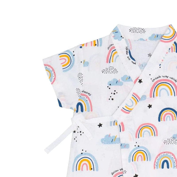 You Are Magic Rainbow Cotton Kimono Style Onesie