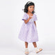 Zariah Tiny Purple Flowers Baby Doll Smocked Dress