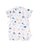 Zodiac Animals Cotton Kimono Style Onesie