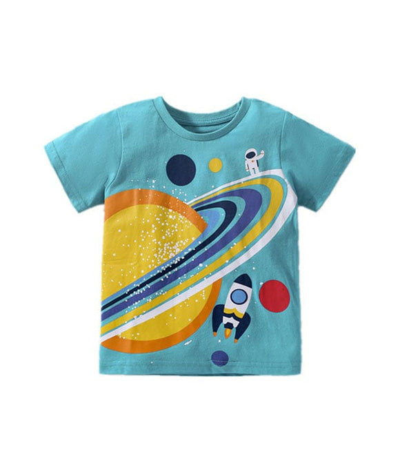 Astronaut in Space Cotton Tee