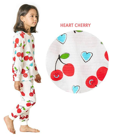 Cherries & Blue Heart Organic Cotton PJ