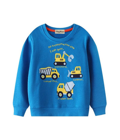 Construction Vehicles Pullover