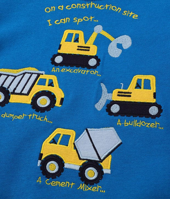 Construction Vehicles Pullover