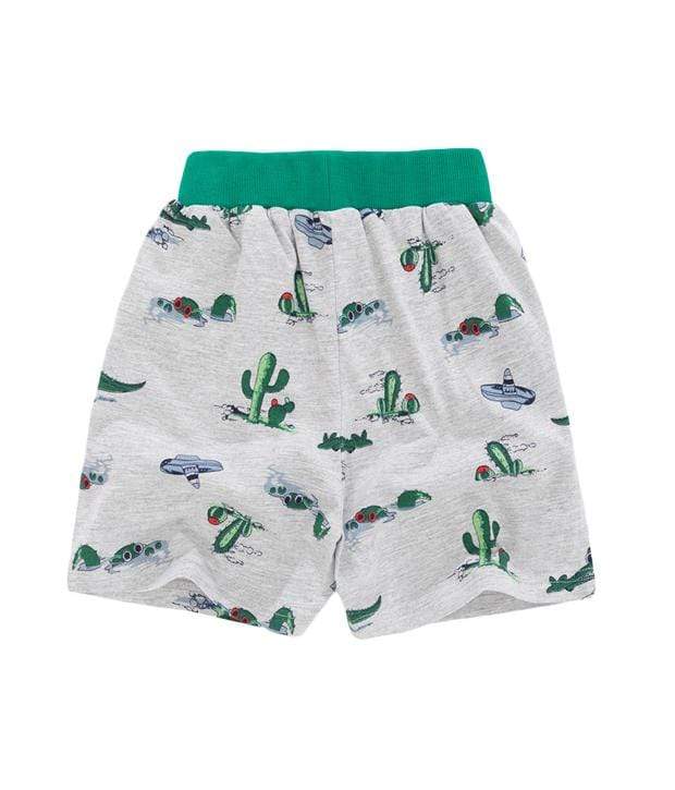 Crocodile In Desert Cotton Shorts