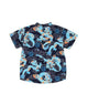 Mandarin Collar Shirt - Celestial Prosperity Dragon (Blue)