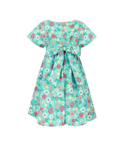 Harleigh Cheery Flower Smocked Dress