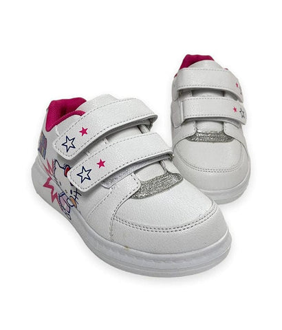 Hello Kitty Glitter Sneakers - White