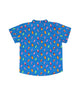 Mandarin Collar Shirt - Lollipop (Blue)