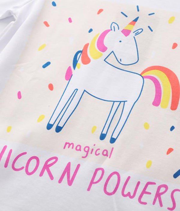 Magical Unicorn Powers Cotton Tee