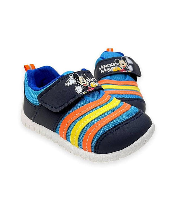 Mickey Mouse Stripey Blue Sneakers