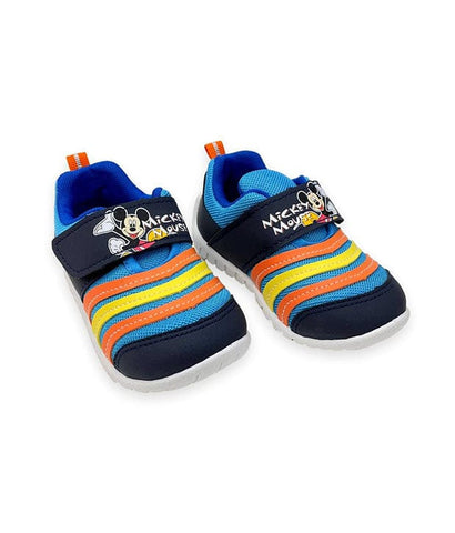 Mickey Mouse Stripey Blue Sneakers