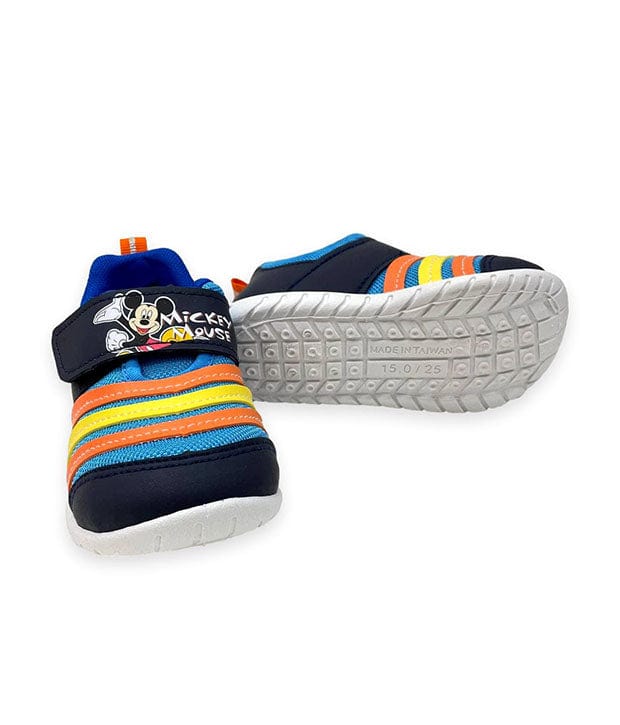 Mickey Mouse Stripey Blue Sneakers
