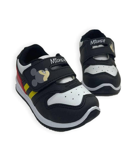 Mickey Mouse Yellow Stripe Sneakers