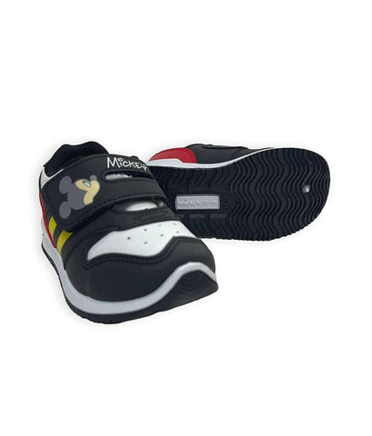 Mickey Mouse Yellow Stripe Sneakers