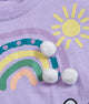 Miffy Rainbow Ruffle Sleeve Cotton Tee
