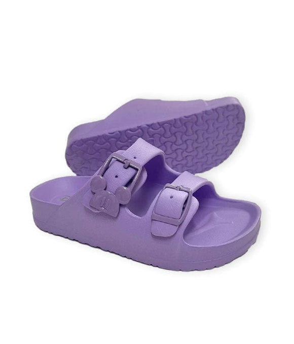 Minnie Mouse Slip On Sandals - Purple