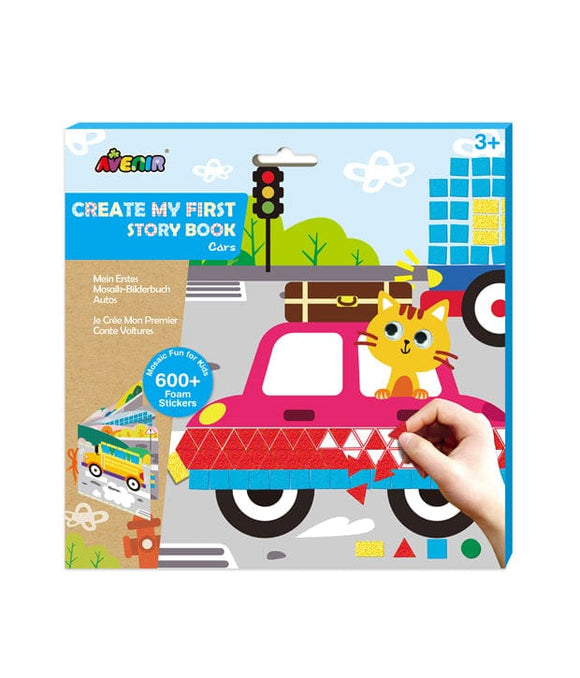 Mosaic Art Junior Story Book  - Cars