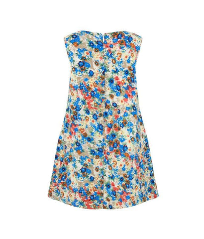 Nyla Blue Flora Dress