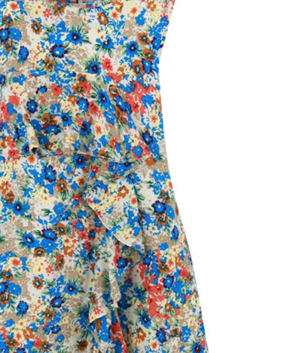 Nyla Blue Flora Dress