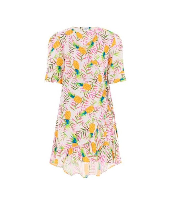 Pineapple Wrap Dress