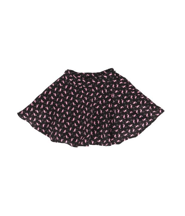 Flamingo Soft Cotton Skirt - Adjustable Waistband