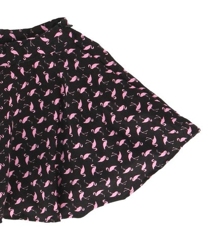 Flamingo Soft Cotton Skirt - Adjustable Waistband