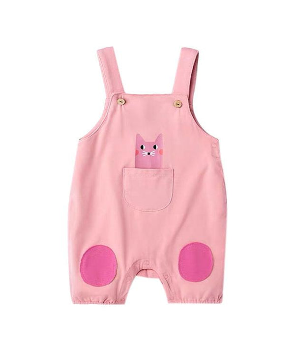 Pink Kitty Baby Jumper