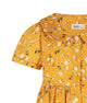 Quinn Round Collar Baby Dress - Mustard