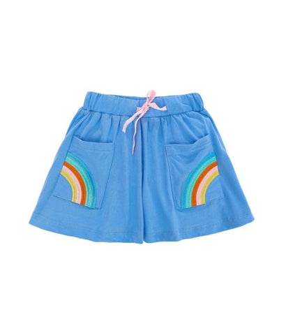 Rainbow Pocket  Cotton Jersey Skirt