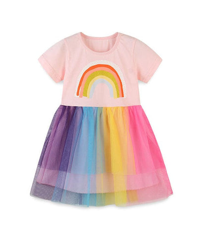 Rainbow Tulle Dress