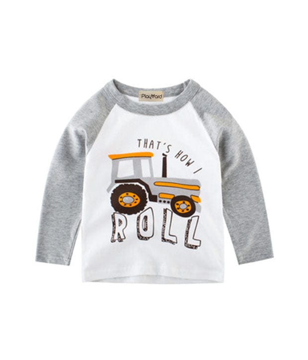 This Is How I Roll Tractor Long Sleeve Tee
