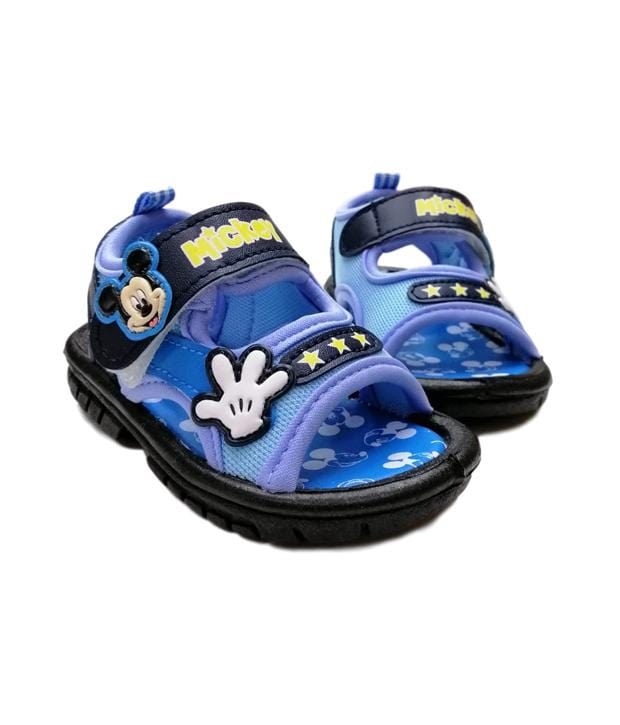 Mickey Mouse Licence Sandals - Blue Stars