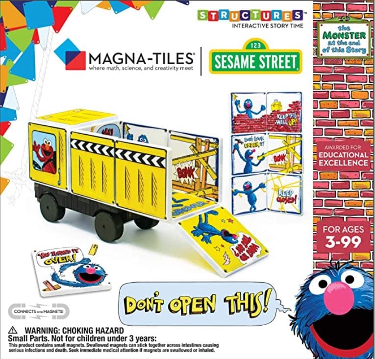 Sesame Street Monster at the Story Magna-Tiles®