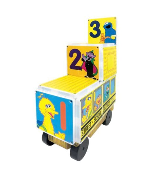 Sesame Street School Bus Magna-Tiles®