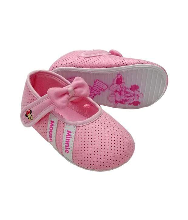Minnie Mouse Ribbon Licence Shoes - Pink