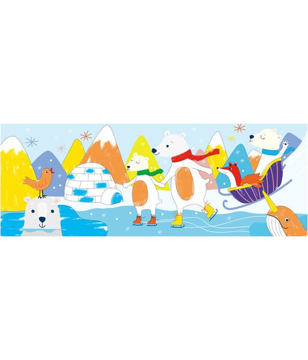 Silky Crayon 12 Colours - Polar Bear
