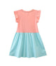 Starlight Unicorn Ruffle Sleeve Cotton Dress