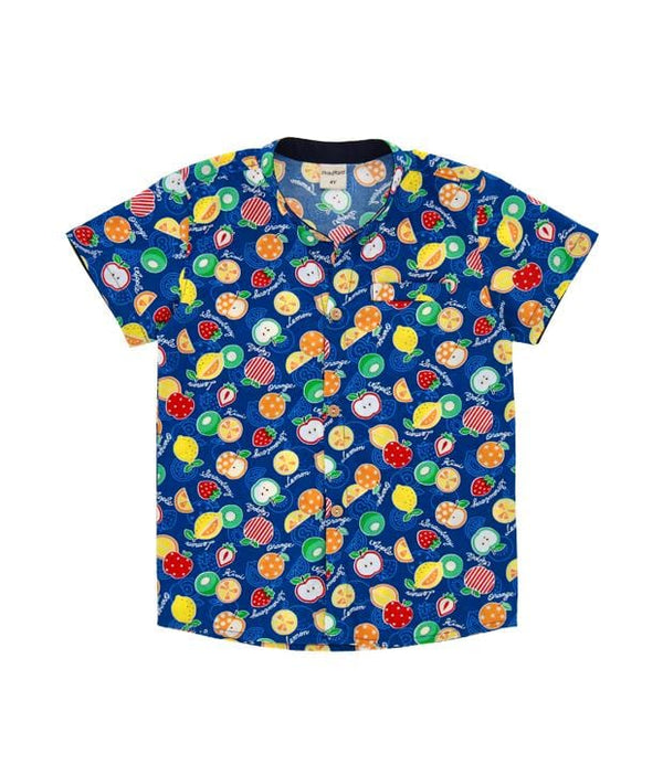 Mandarin Collar Shirt - Feeling Fruity