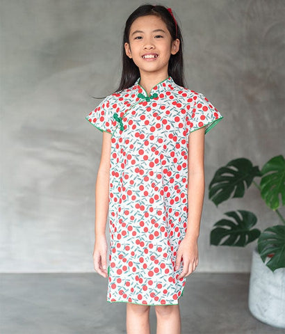 Sweet Mandarin Orange Qipao