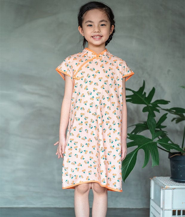 Tiny Mandarin Oranges Qipao