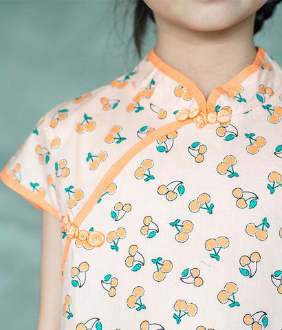 Tiny Mandarin Oranges Qipao