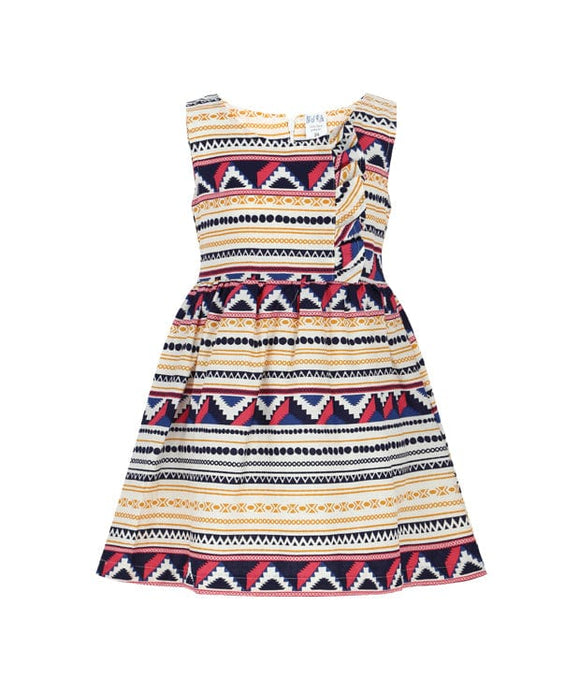 Velda Tribal Print Sleeveless Dress